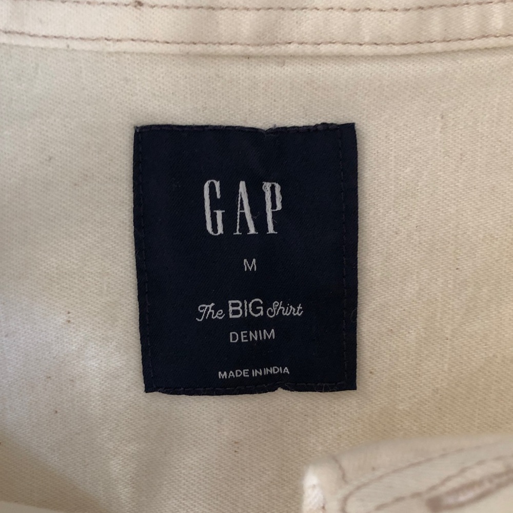Gap “The Big Shirt” Denim Button Down - Picture 2 of 9